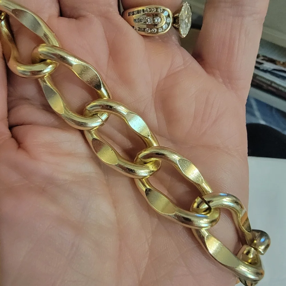 Sabika Gold Link Chain Bracelet NWOT - Picture 2 of 4